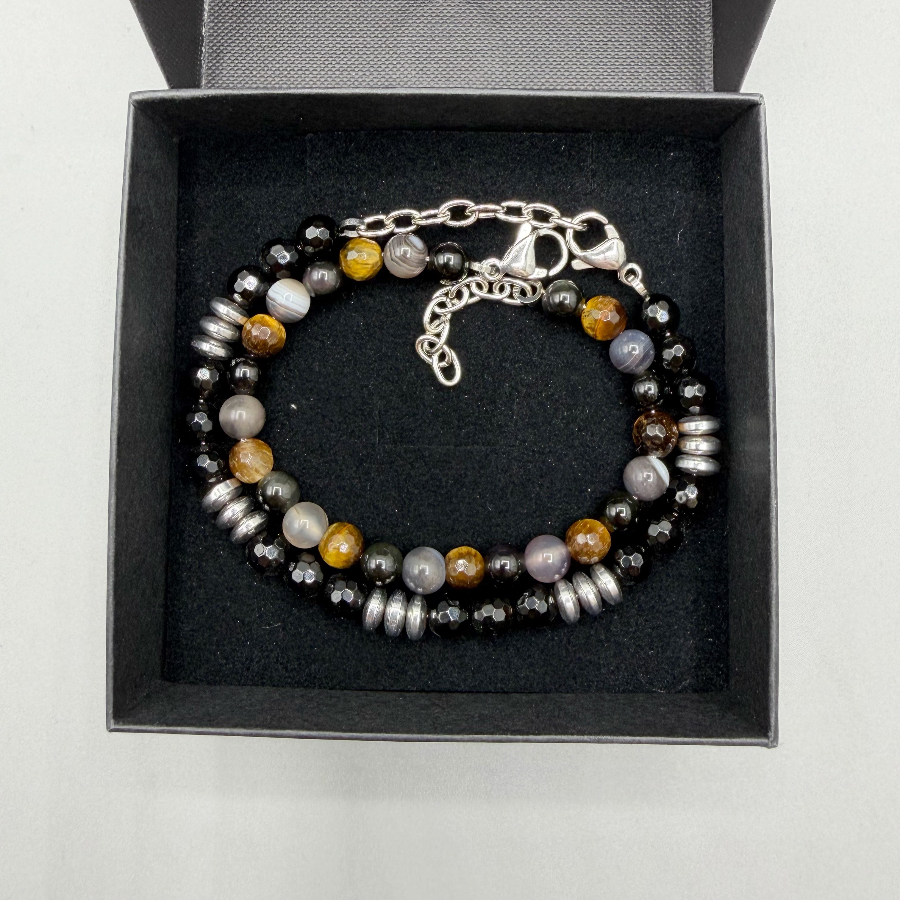 Due Bracciali per Protezione Completa - Cerchio protettivo + Difesa interna ed esterna
