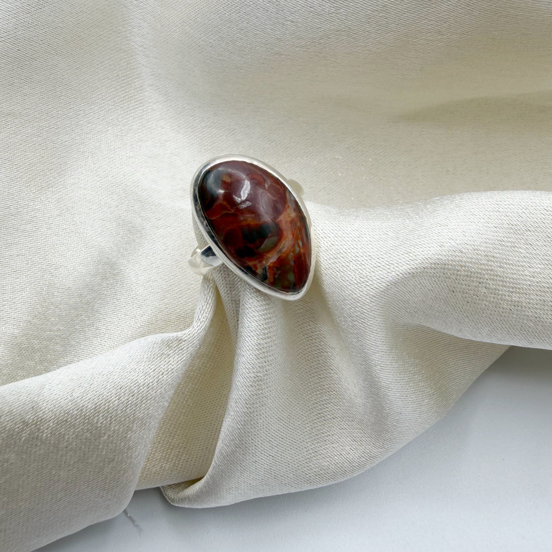 Anello Diaspro Argento 925