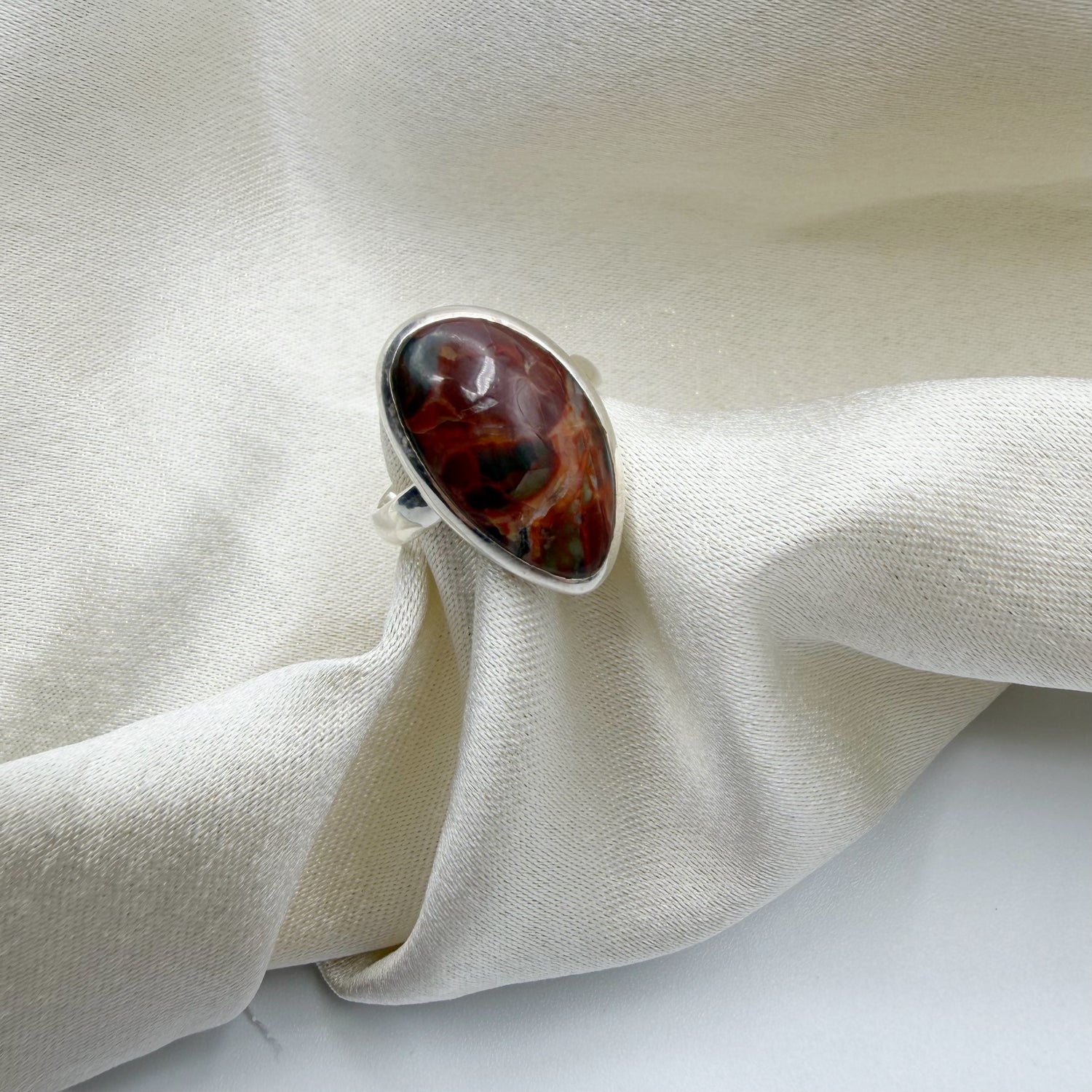 Anello Diaspro Argento 925