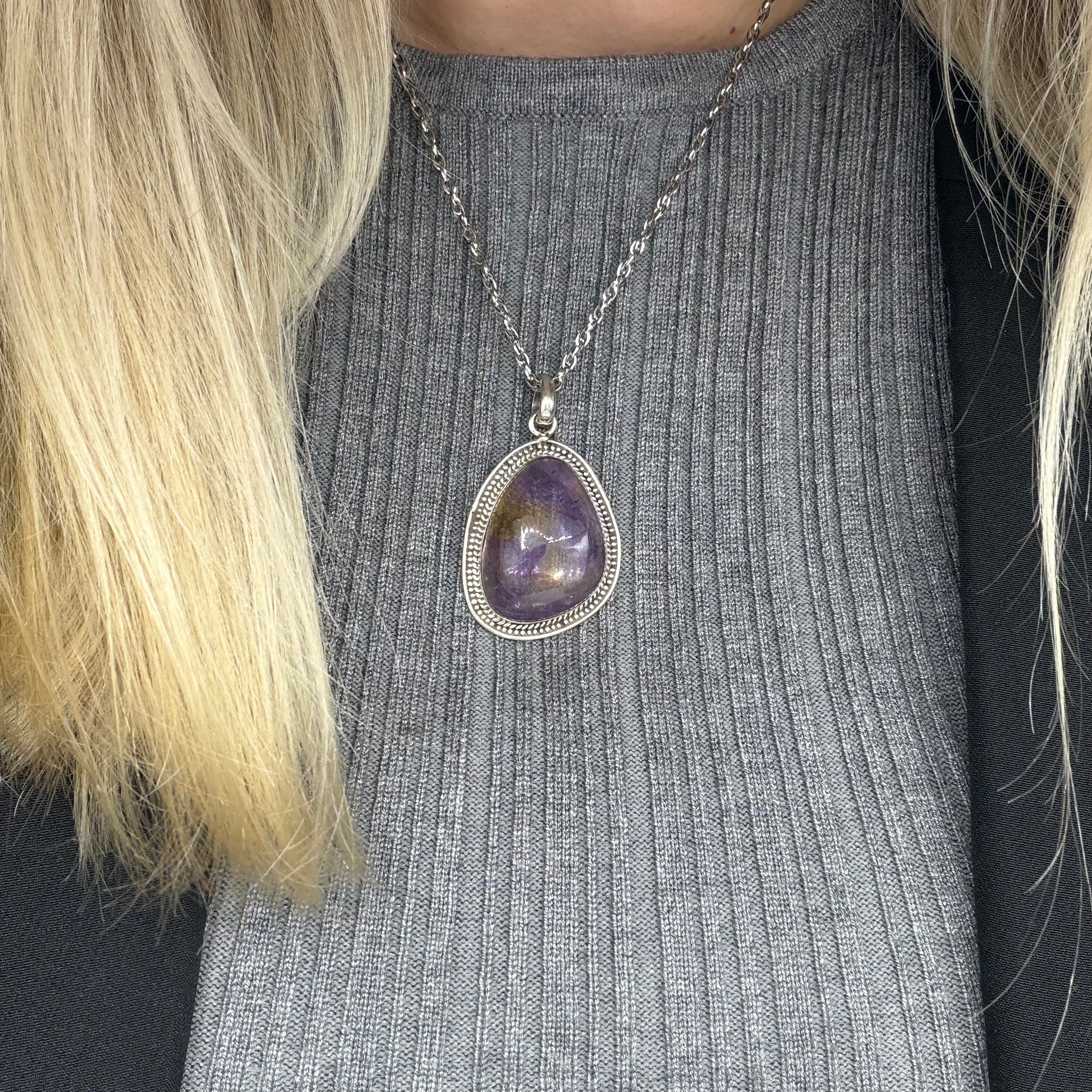 Ciondolo Ametrino Naturale - Argento 925