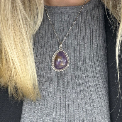Ciondolo Ametrino Naturale - Argento 925