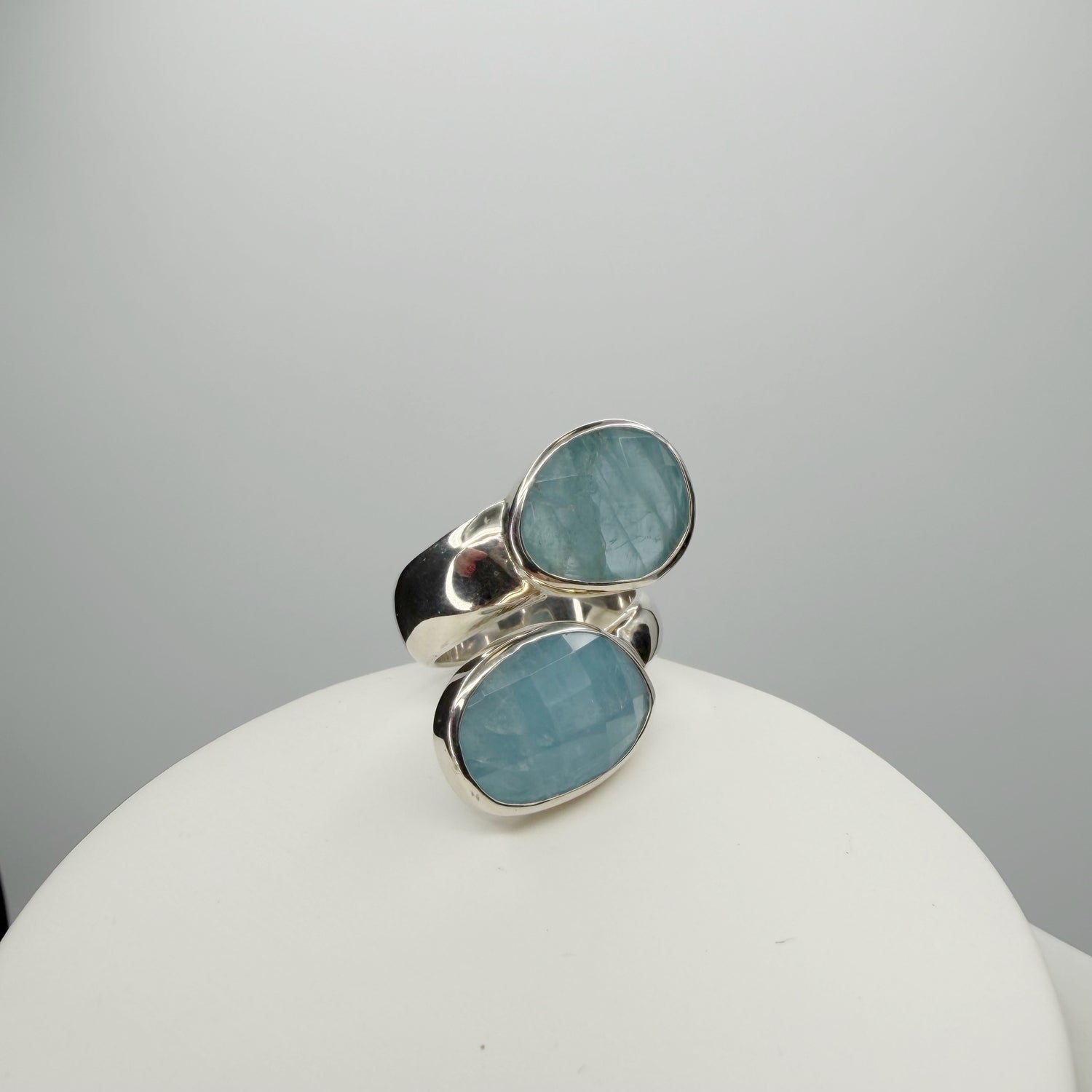 Anello Acquamarina e Argento 925