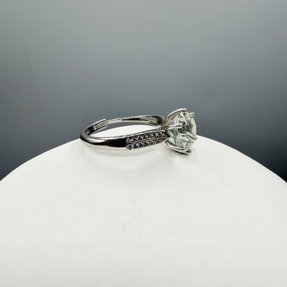 Anello Prasiolite Argento 925