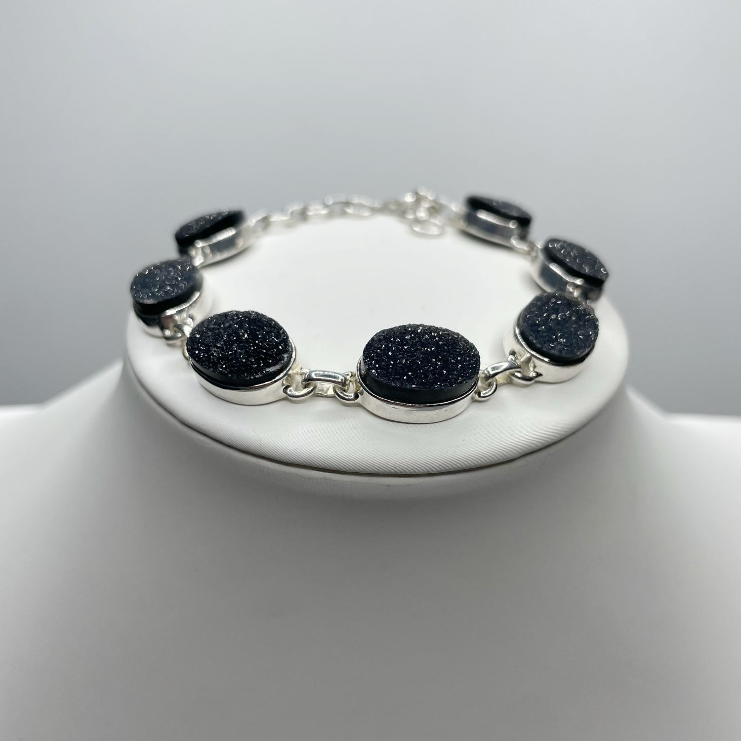 Bracciale Drusa di Onice e Argento 925