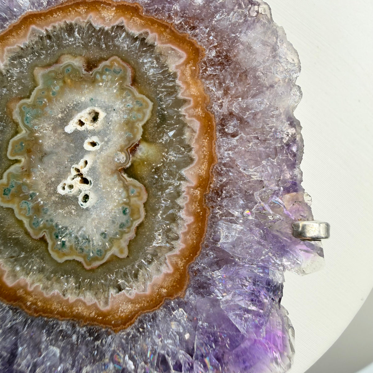 Ciondolo Fiore di Ametista - Argento 925 - Gande