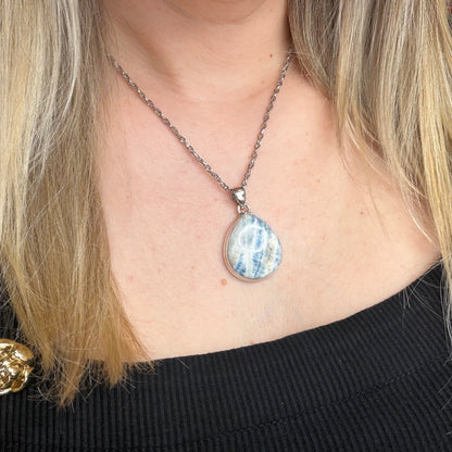 Ciondolo Scheelite Argento 925 - A Goccia