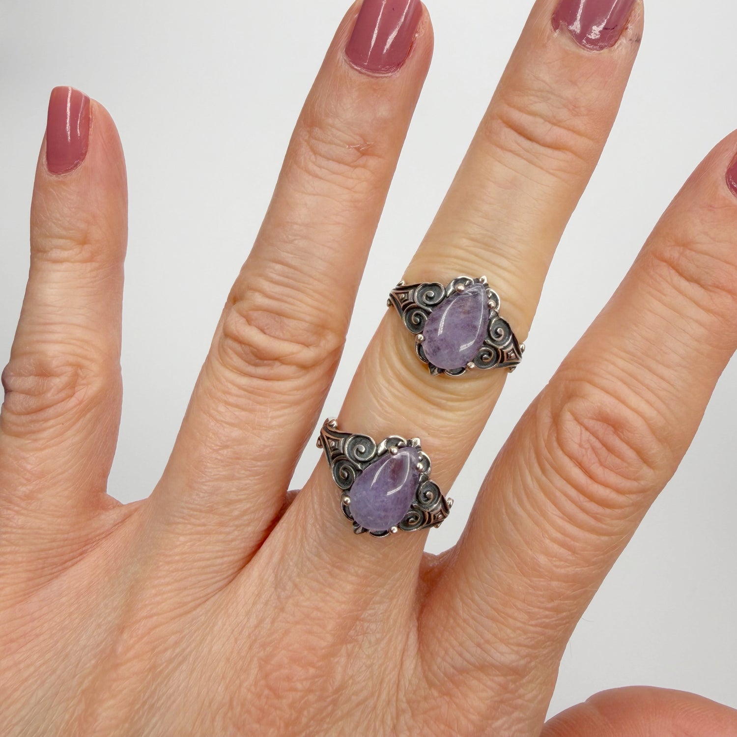 Anello Hackmanite e Argento 925