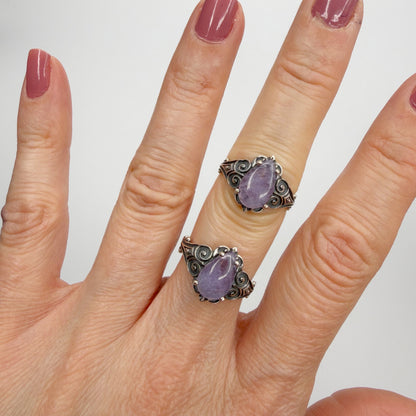 Anello Hackmanite e Argento 925