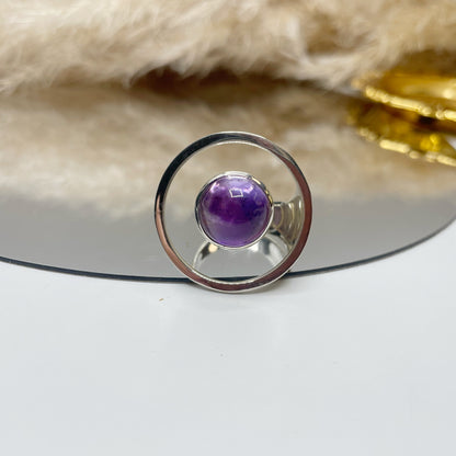 Anello Essential Ametista e Argento 925