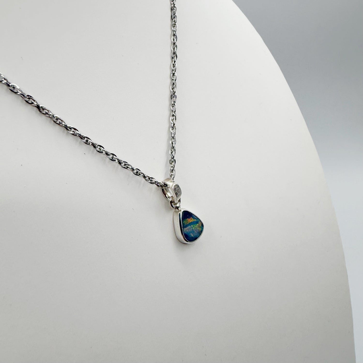 Ciondolo Opale Australiano - Argento 925