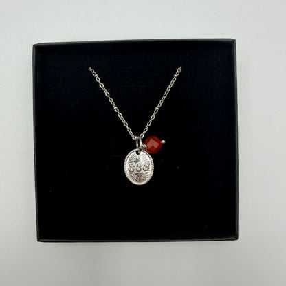 Talismano Angelico 333 - SUPPORT - Corniola