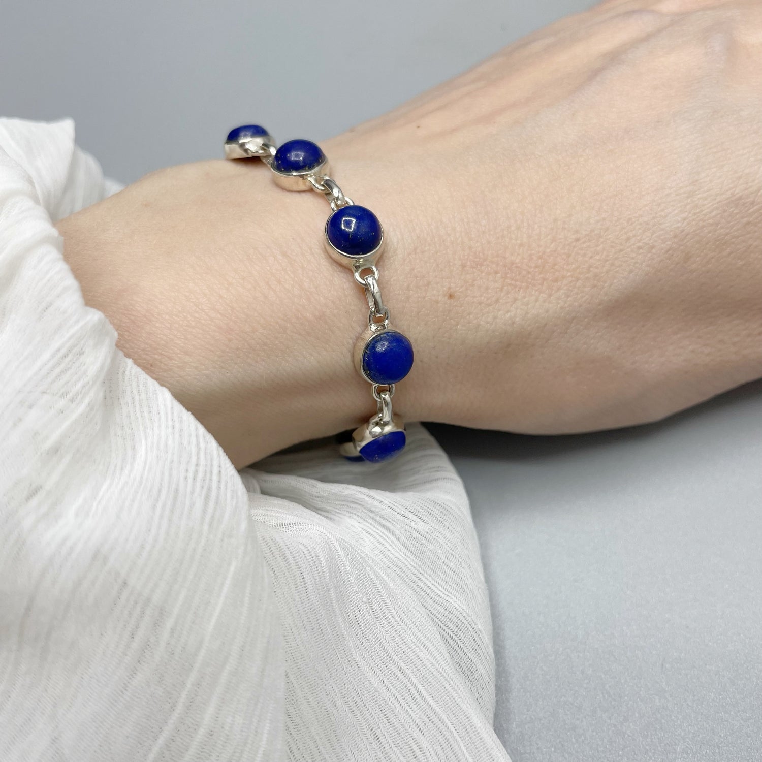 Bracciale Lapislazzuli e Argento 925