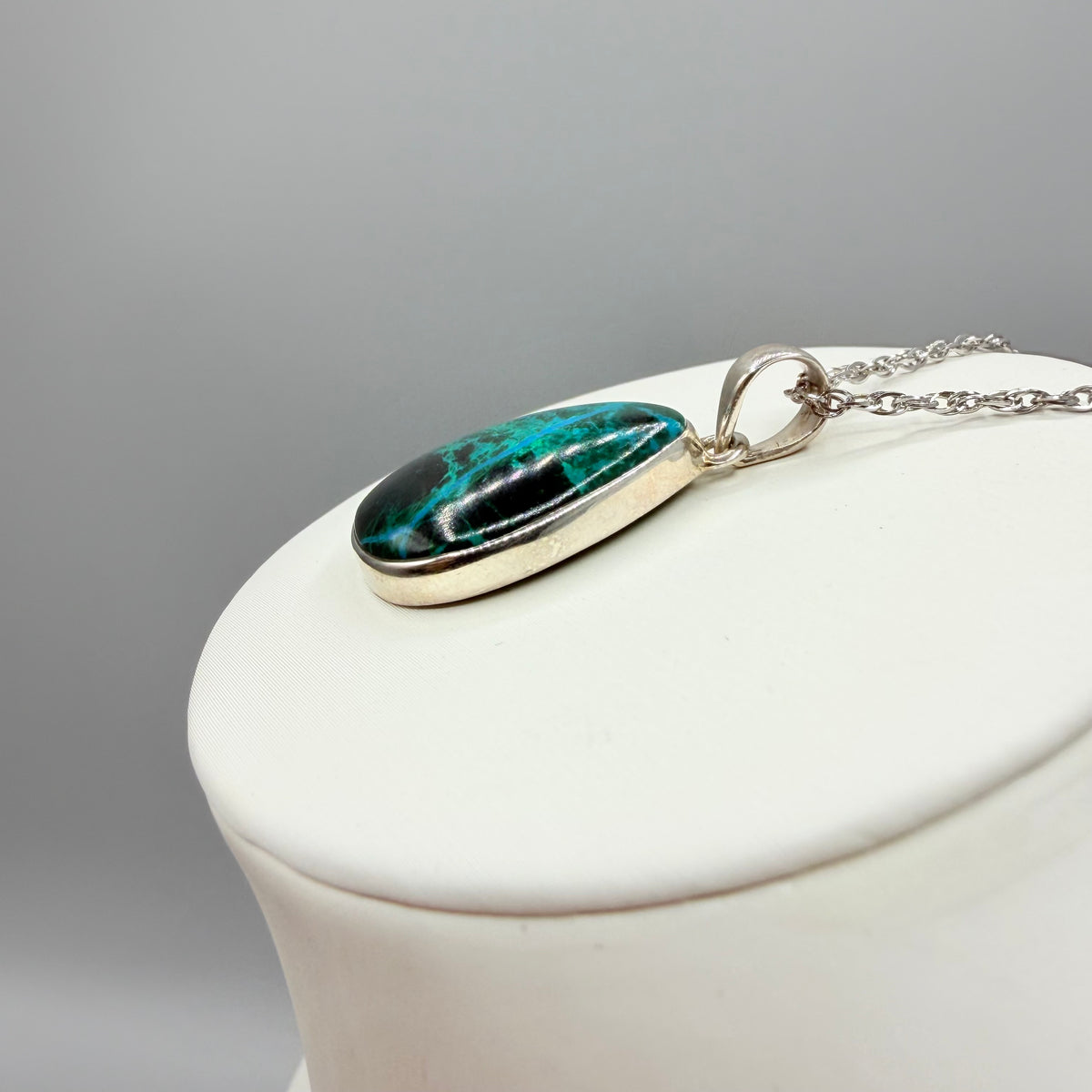 Ciondolo Crisocolla Argento 925