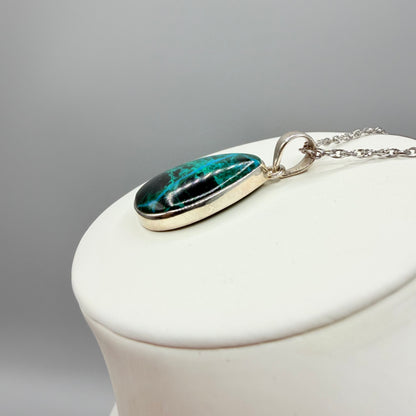 Ciondolo Crisocolla Argento 925