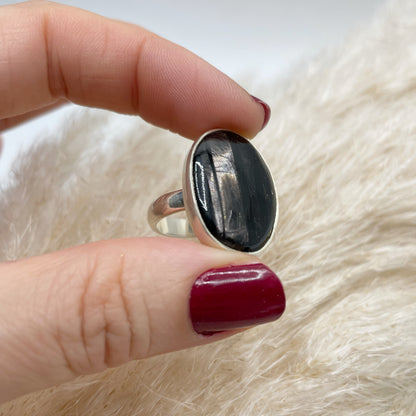 Anello Iperstene Ovale - Argento 925