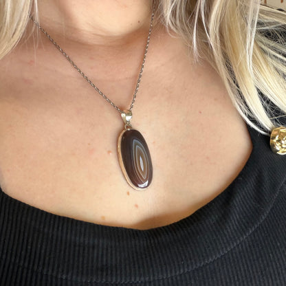 Ciondolo Occhio di Shiva Argento 925 - Ovale
