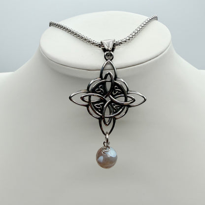 Collana Occhio di Shiva e Nodo della Strega: protezione da malocchio e invidia