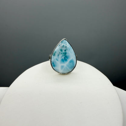 Anello Larimar Argento 925 - a Goccia