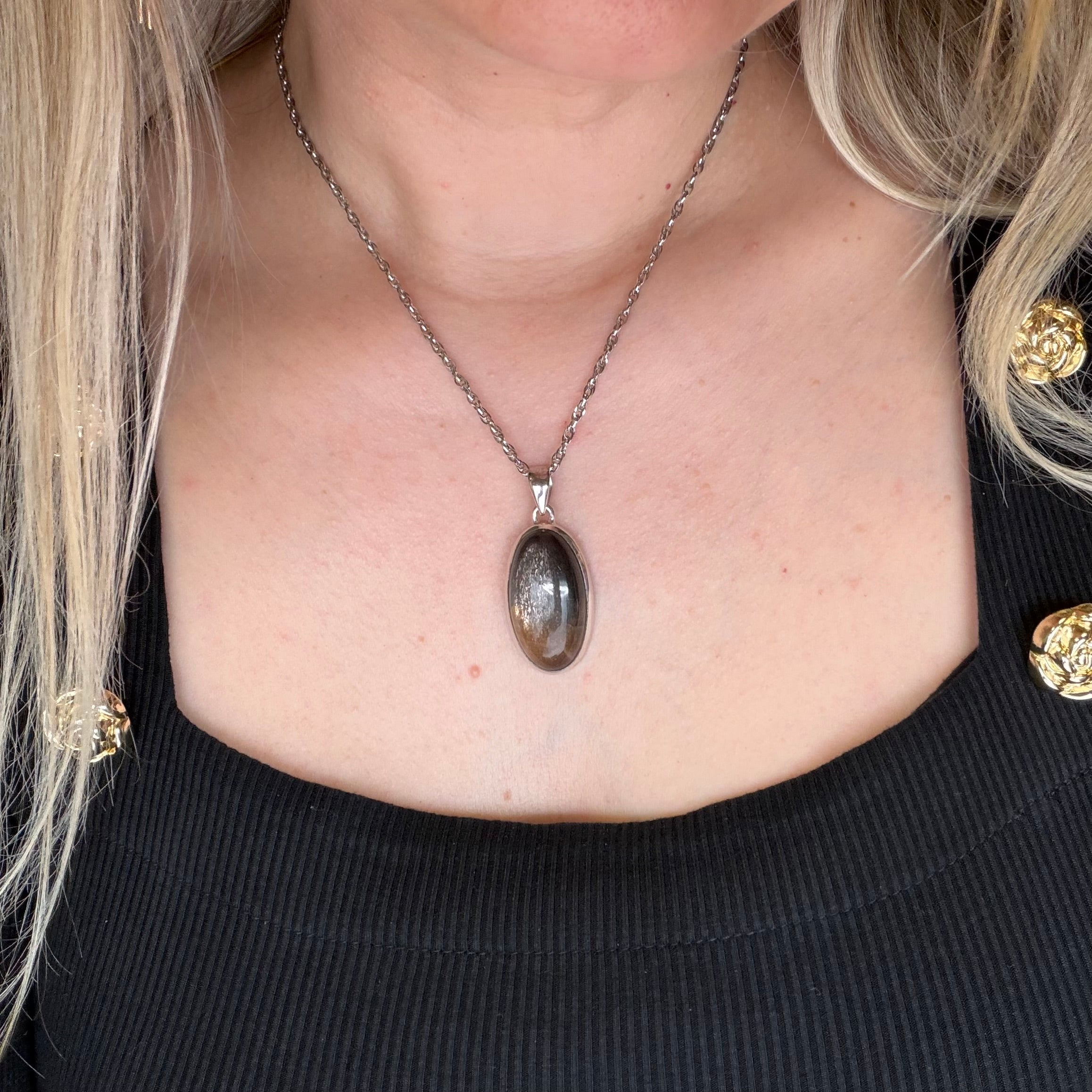 Ciondolo Pietra del Sole - Argento 925