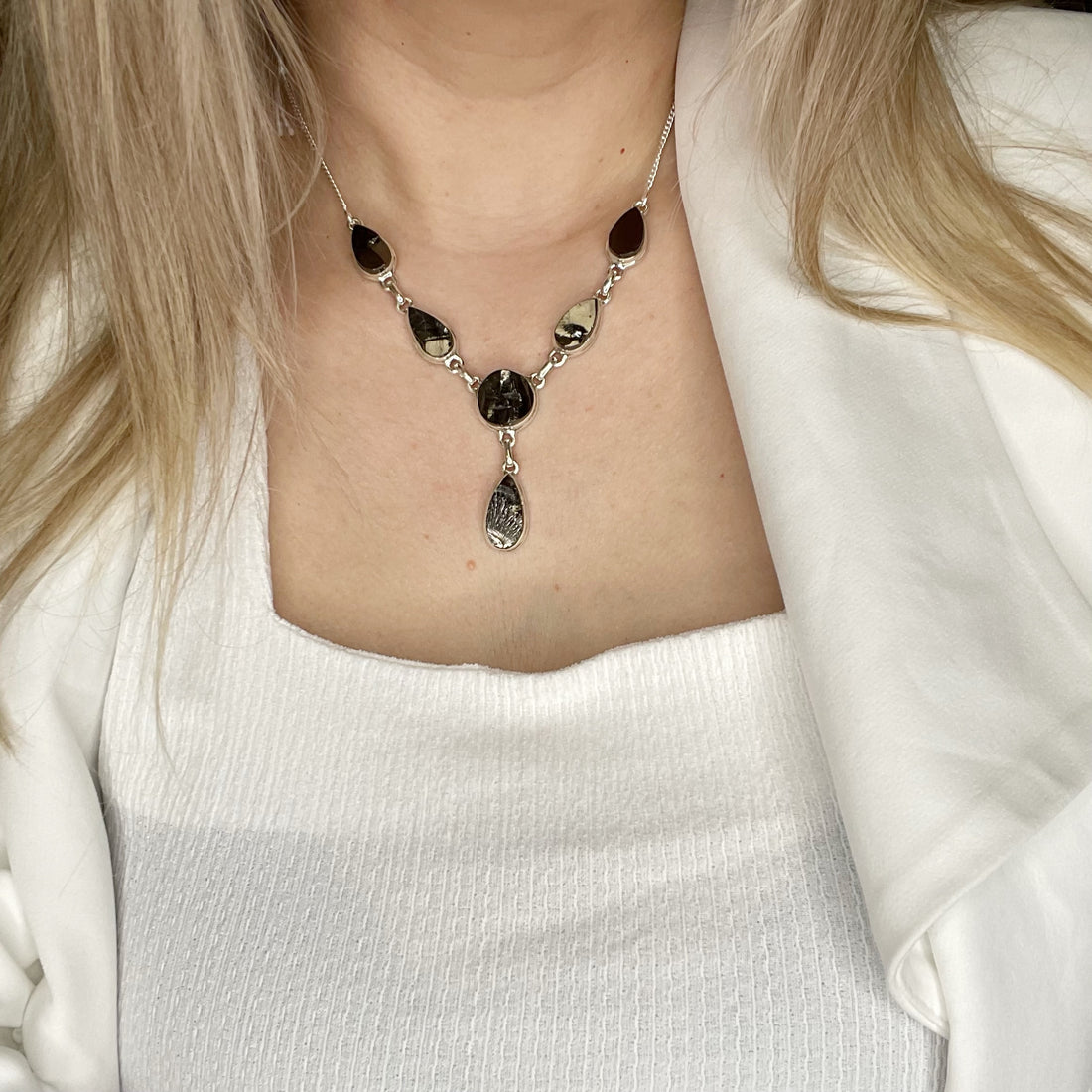 Collana Shungite Argento 925