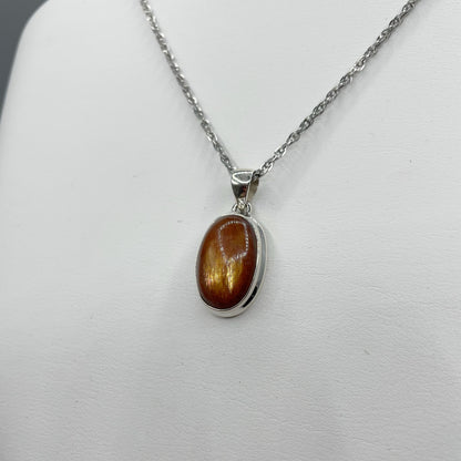 Ciondolo Pietra del Sole Dorata - Argento 925
