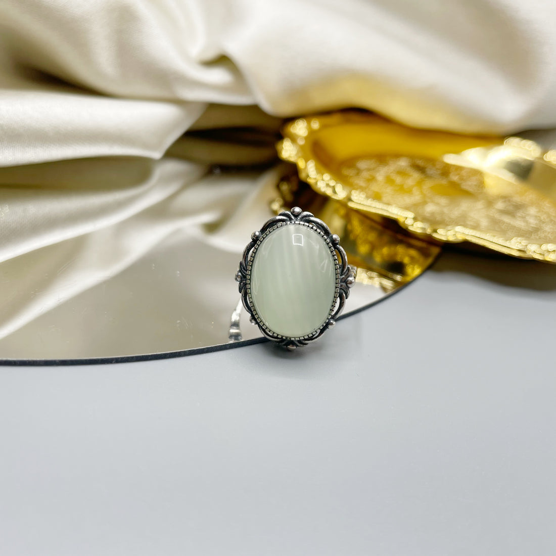 Anello Giada Chiara e Argento 925