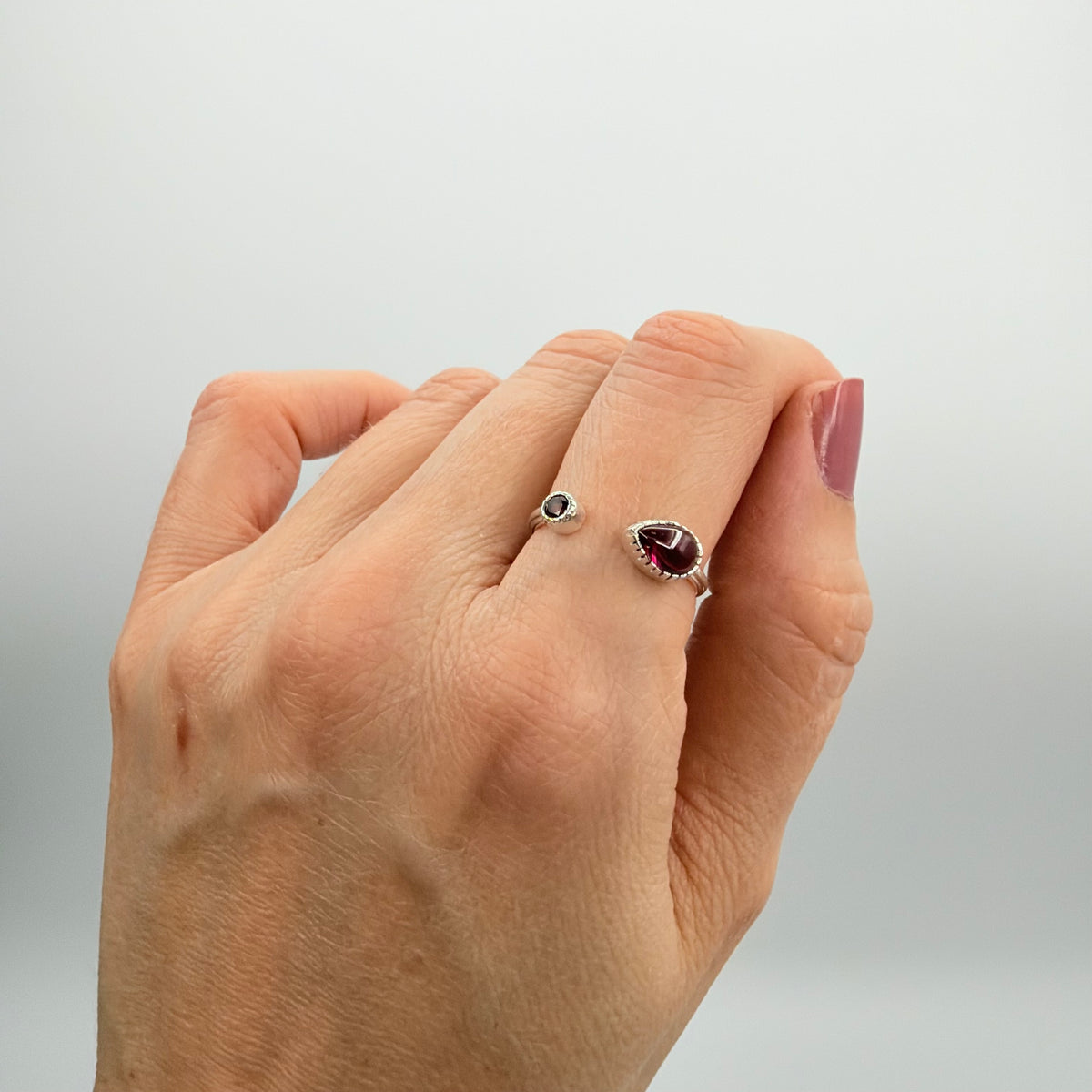 Anello Granato Argento 925