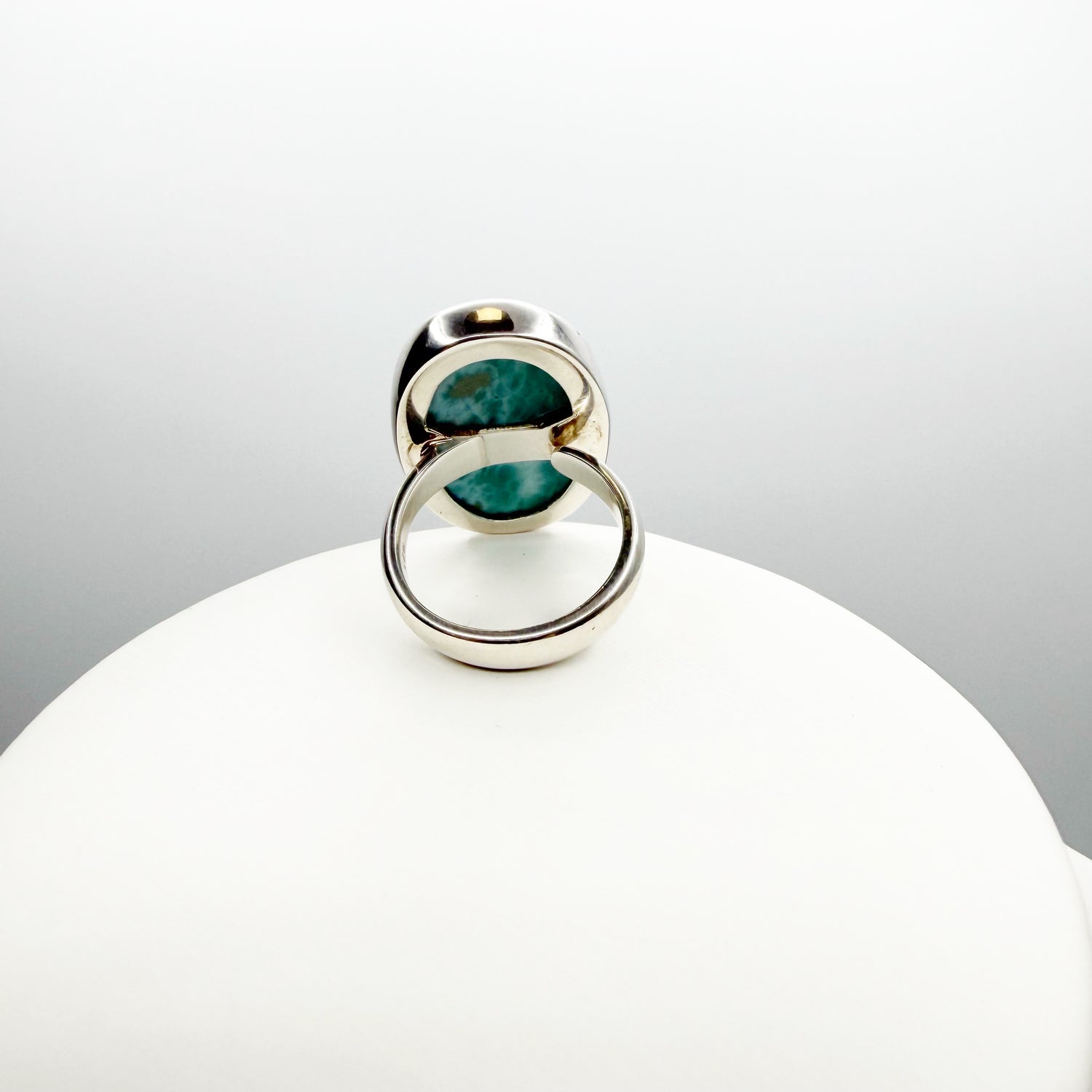 Anello Larimar Argento 925 - Ovale grande