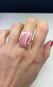 Anello Rodocrosite e Argento 925