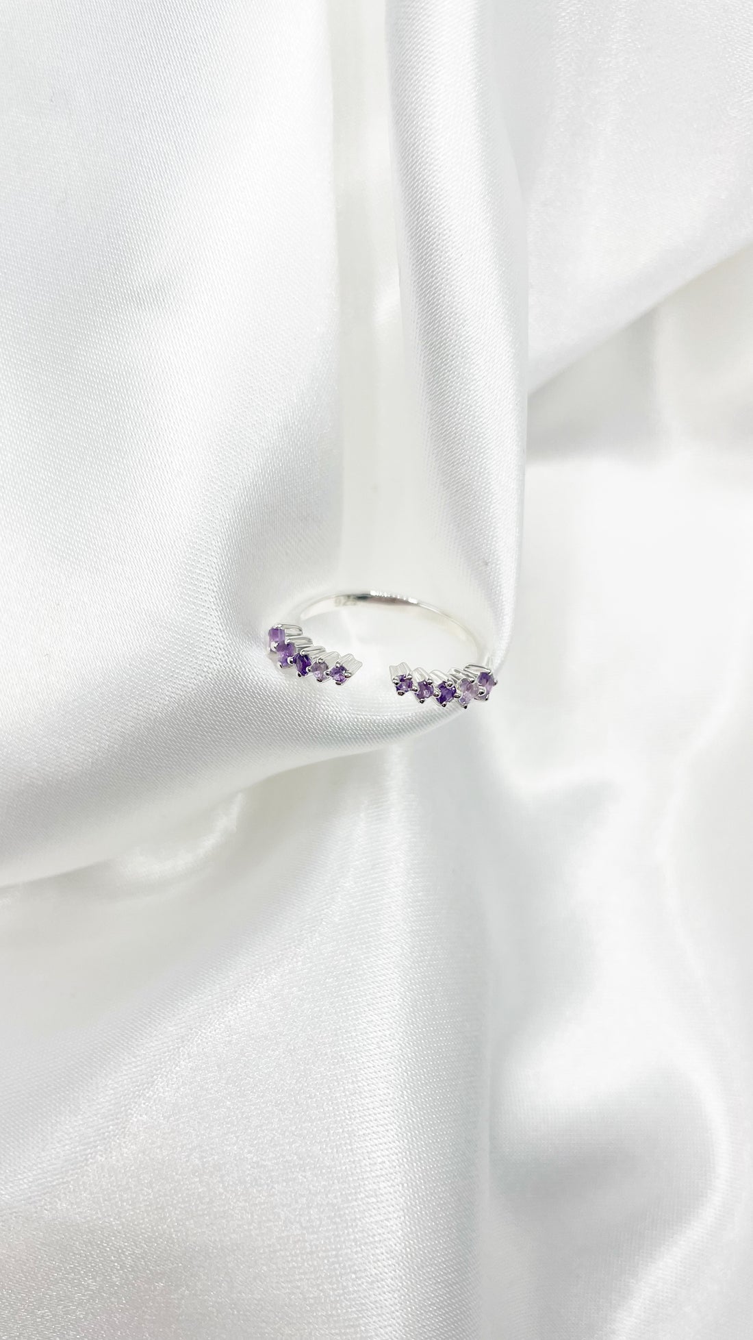 Anello Crown - Ametista e Argento 925