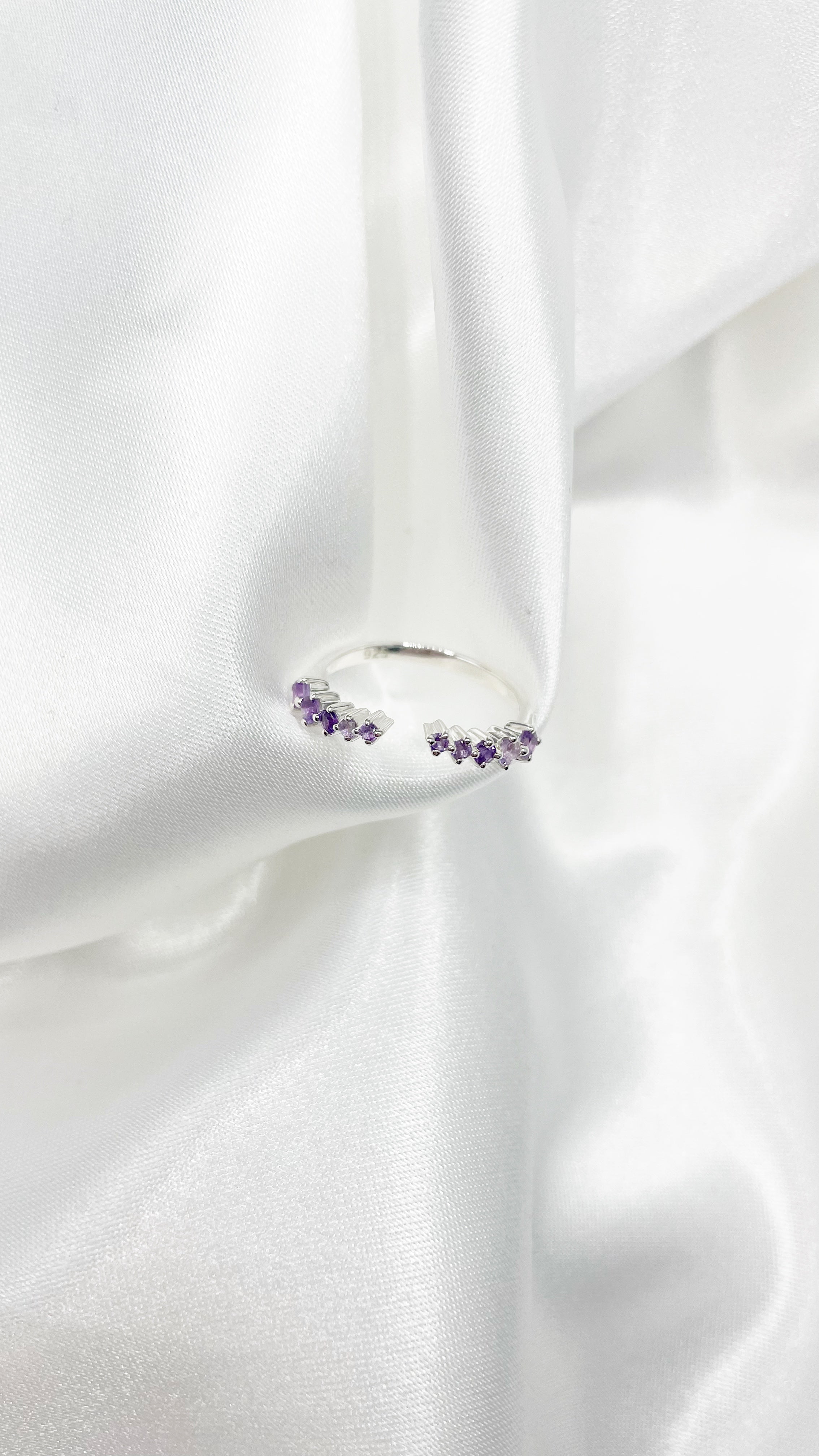 Anello Crown - Ametista e Argento 925