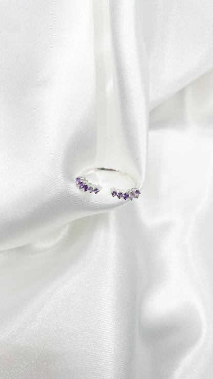 Anello Crown - Ametista e Argento 925