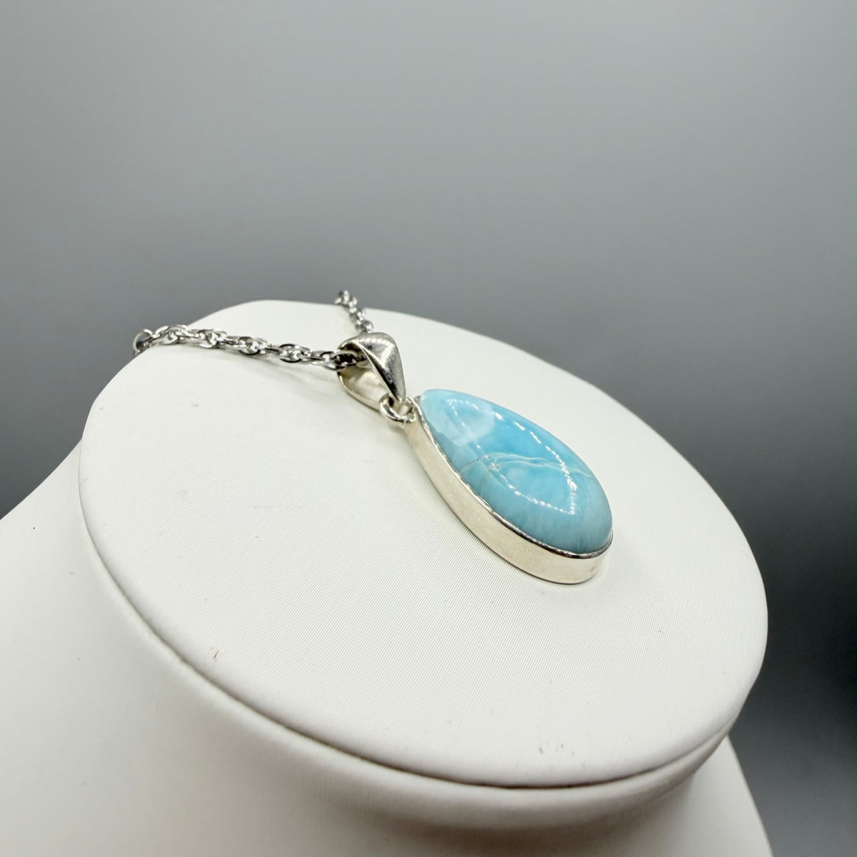 Ciondolo Larimar Argento 925 - a Goccia