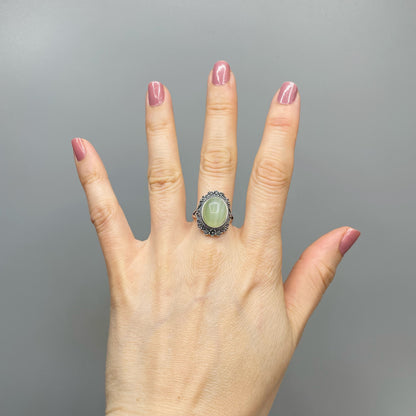 Anello Giada Chiara e Argento 925