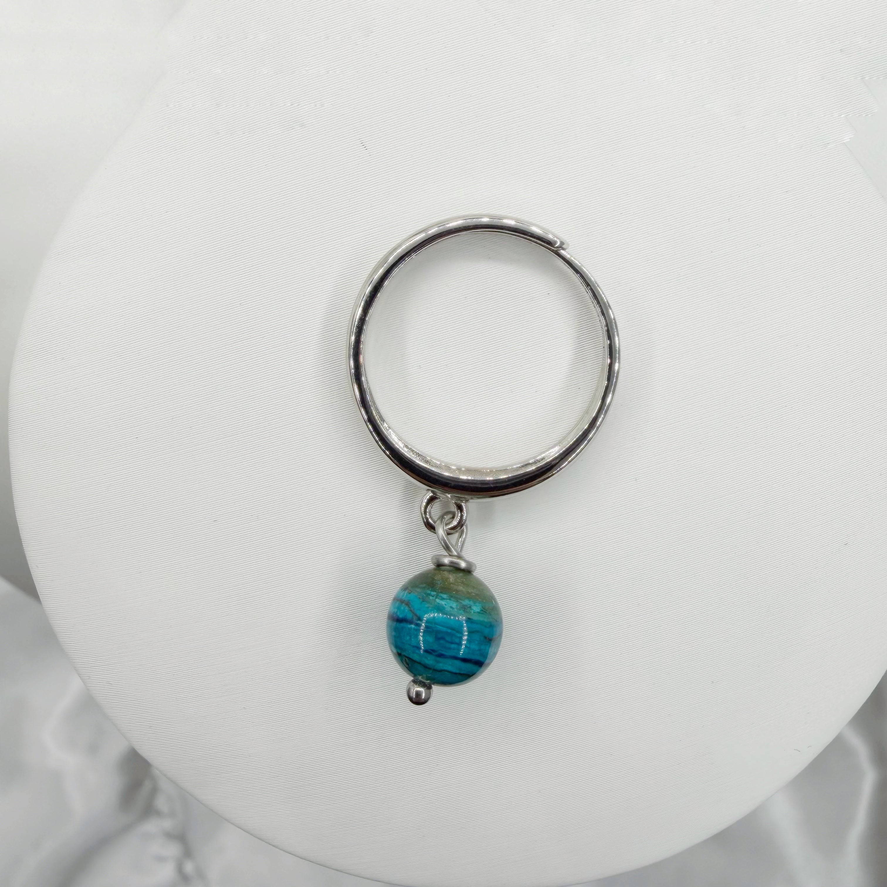 Anello Atlas Crisocolla - Argento 925