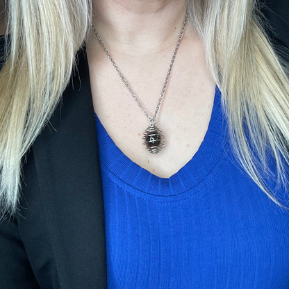 Collana Occhio di Shiva con Gabbietta - Acciaio Inossidabile