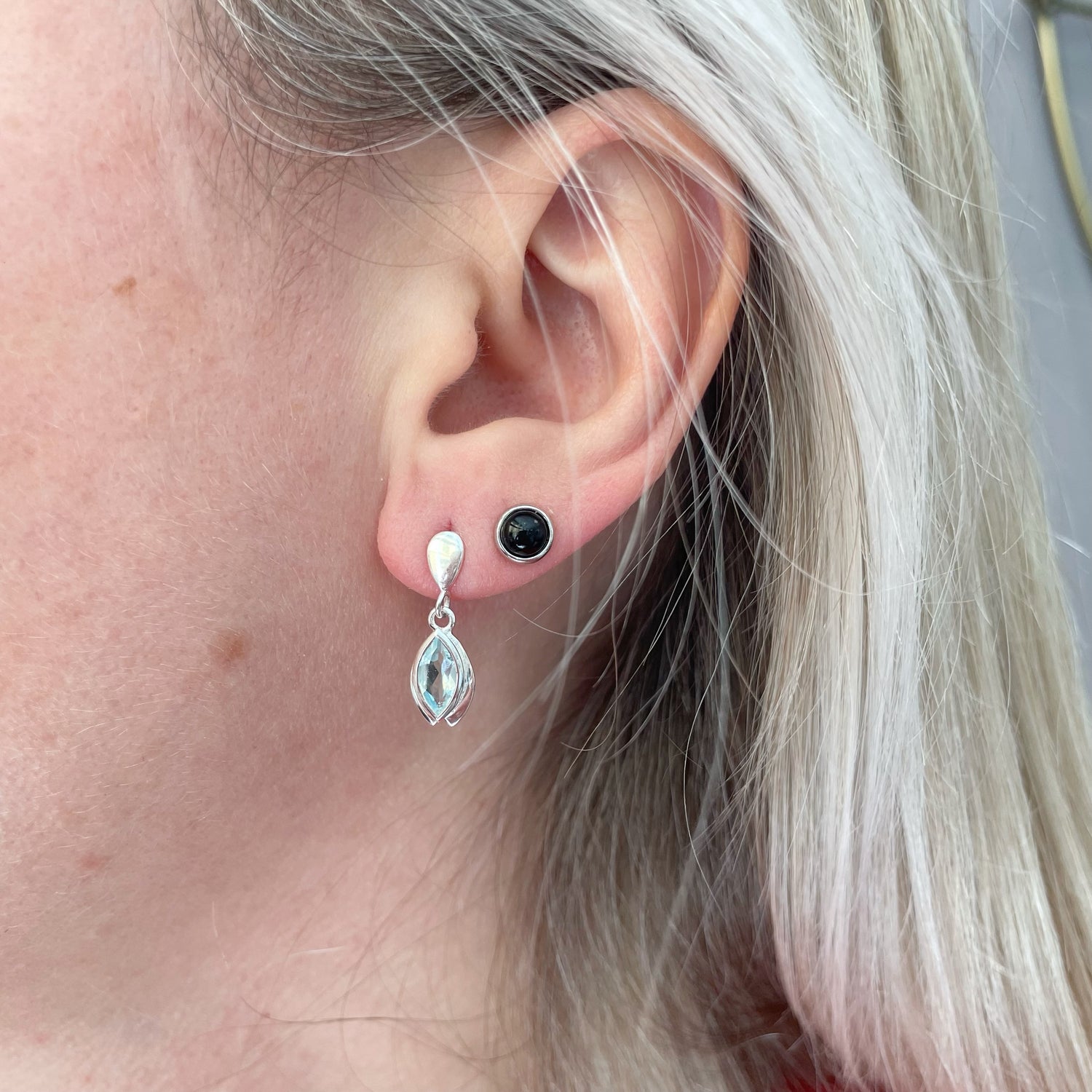 Orecchini Acquamarina - Argento 925