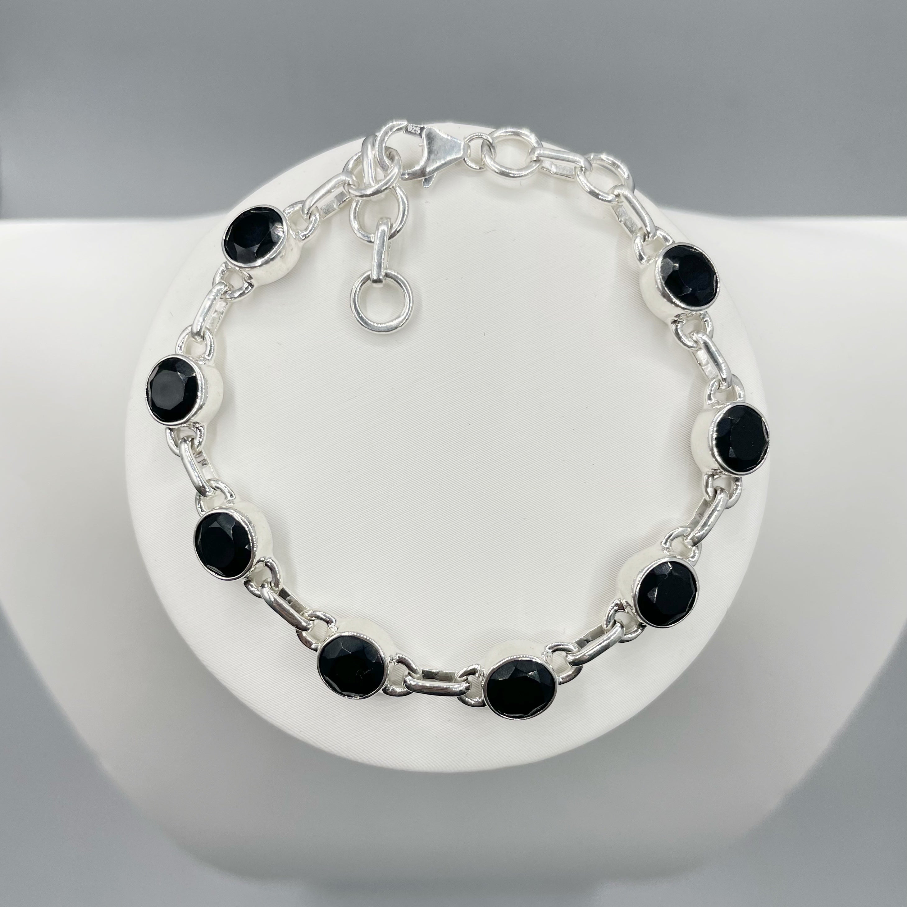 Bracciale Onice e Argento 925