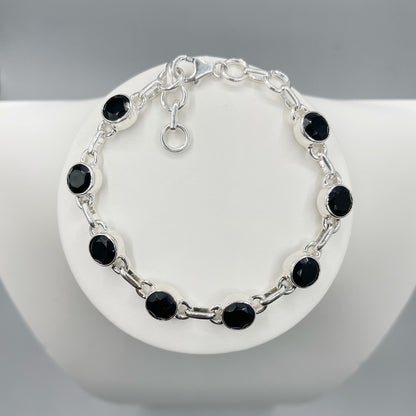 Bracciale Onice e Argento 925