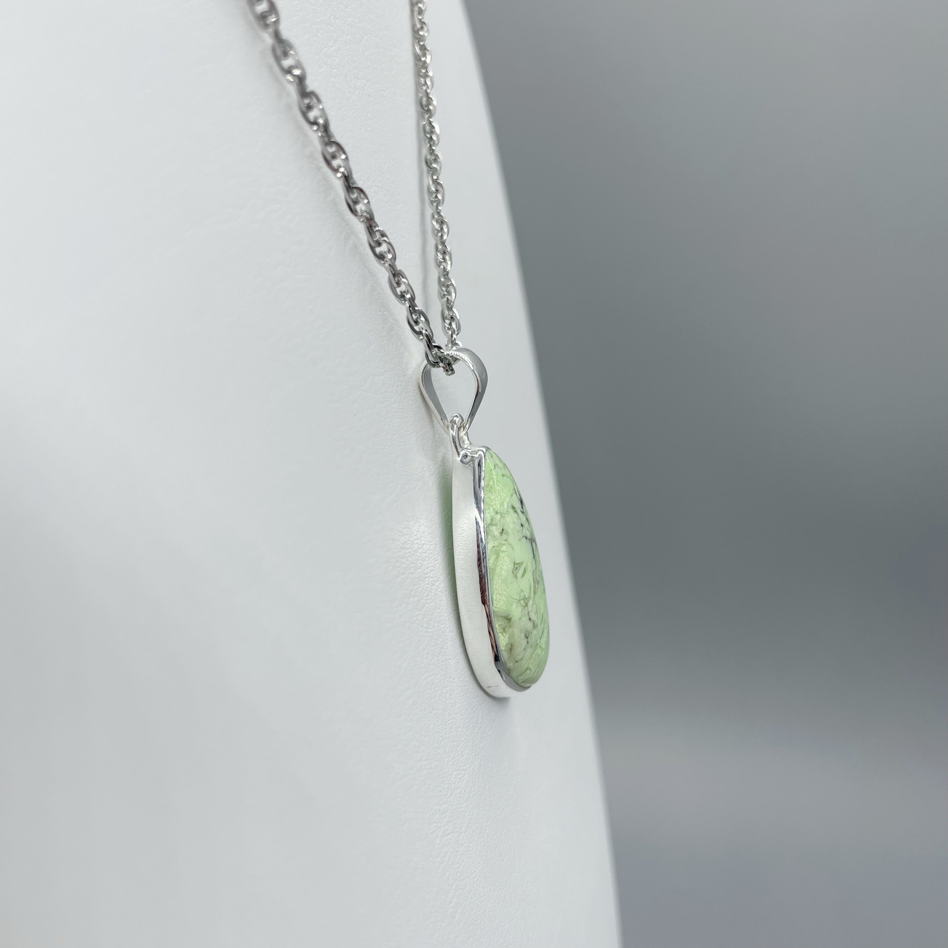 Ciondolo Crisoprasio Lemon - Argento 925