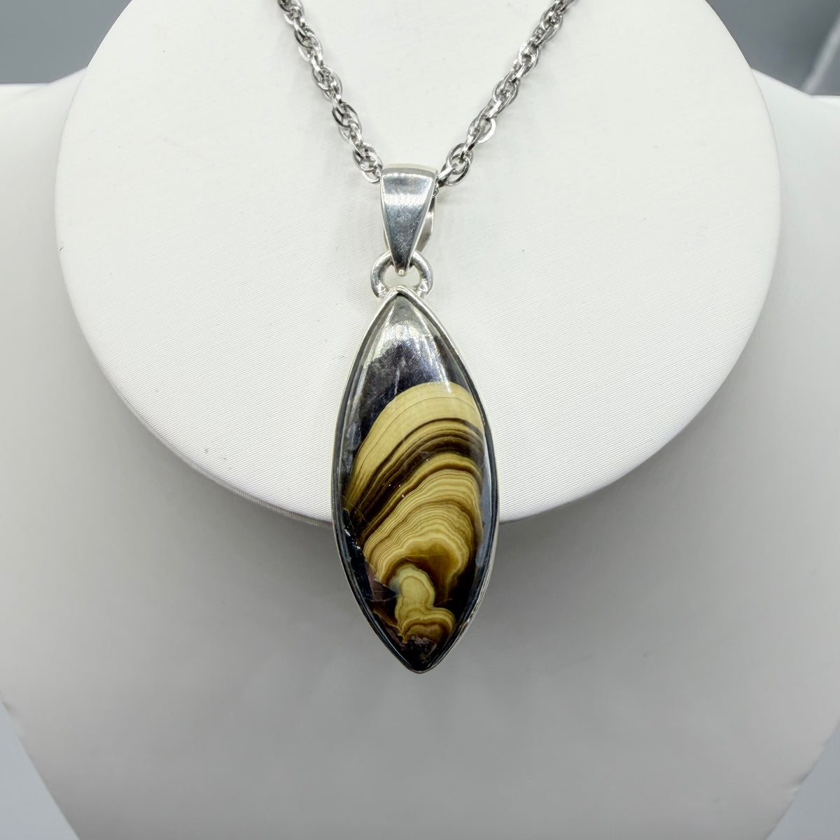 Ciondolo Schalenblende Argento 925
