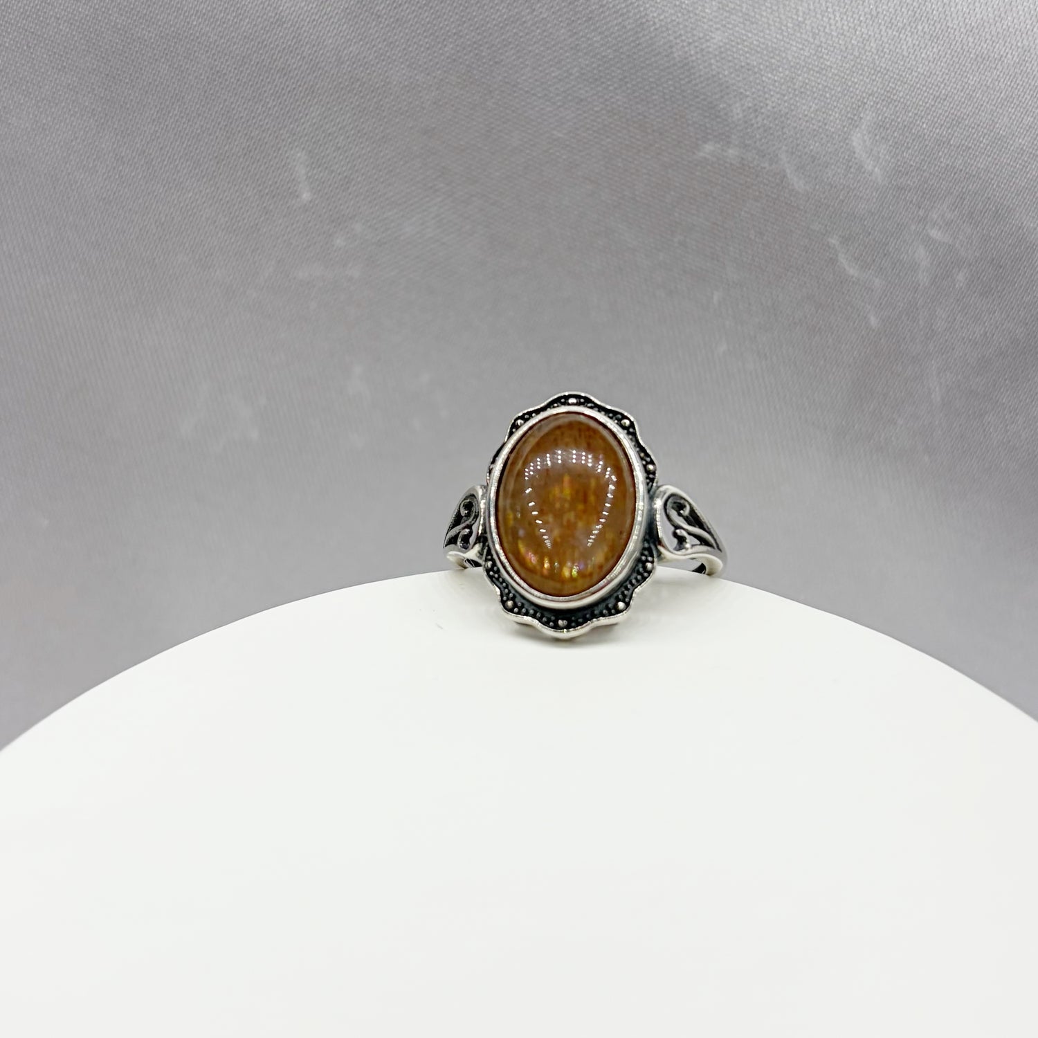 Anello Pietra del Sole e Argento 925