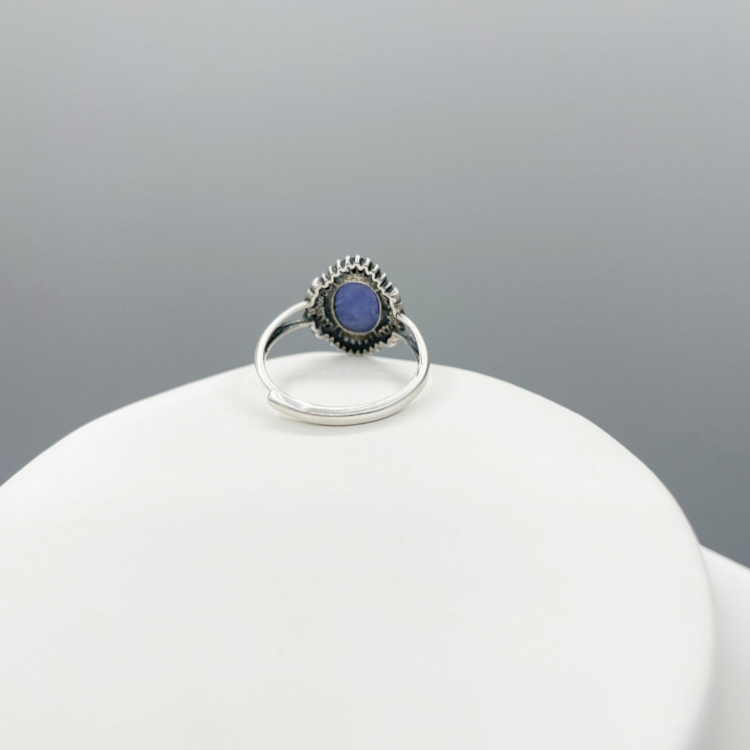 Anello Tanzanite e Argento 925 - Vintage