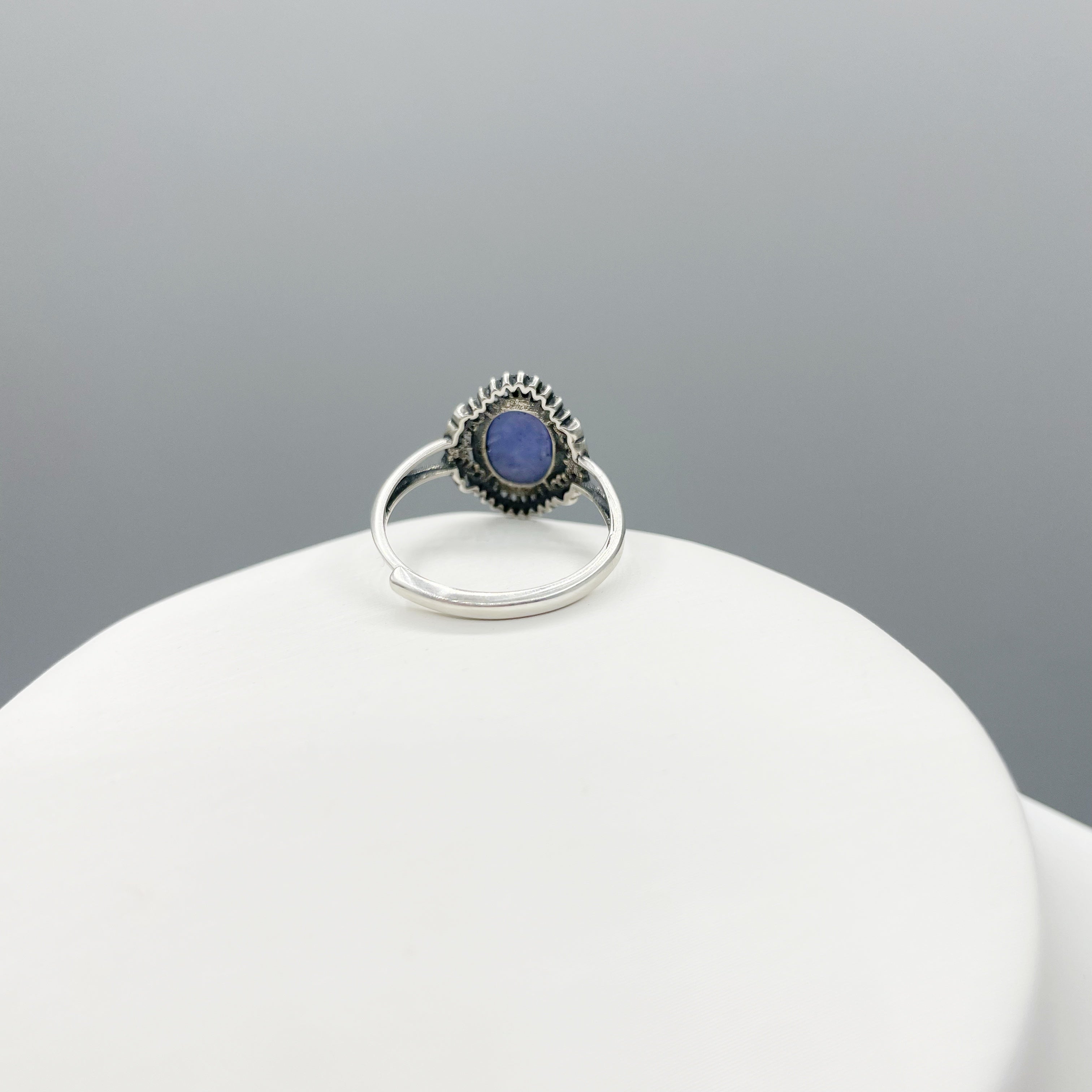 Anello Tanzanite e Argento 925 - Vintage