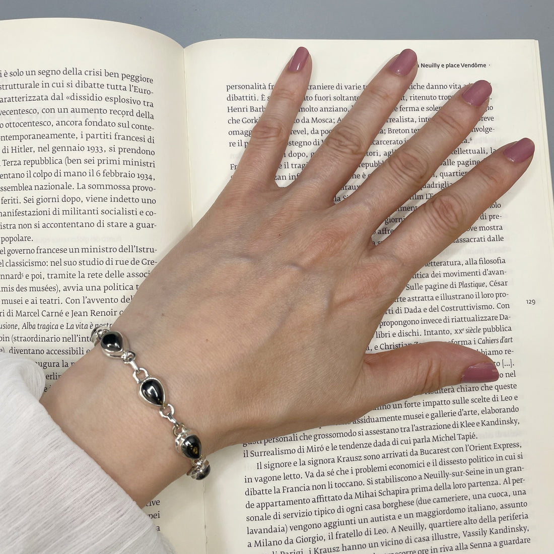 Bracciale Ematite - Argento 925