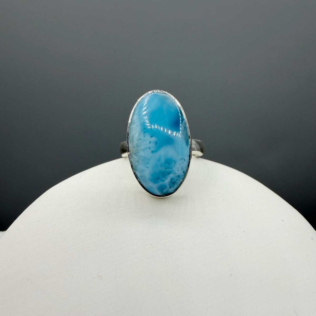 Anello Larimar Argento 925 - Ovale