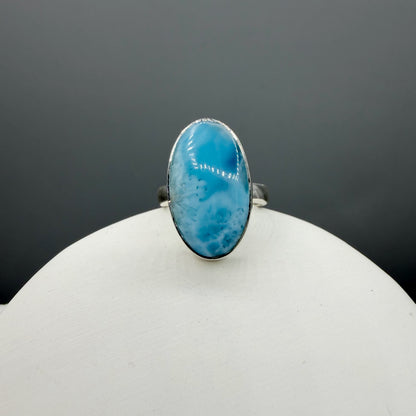 Anello Larimar Argento 925 - Ovale
