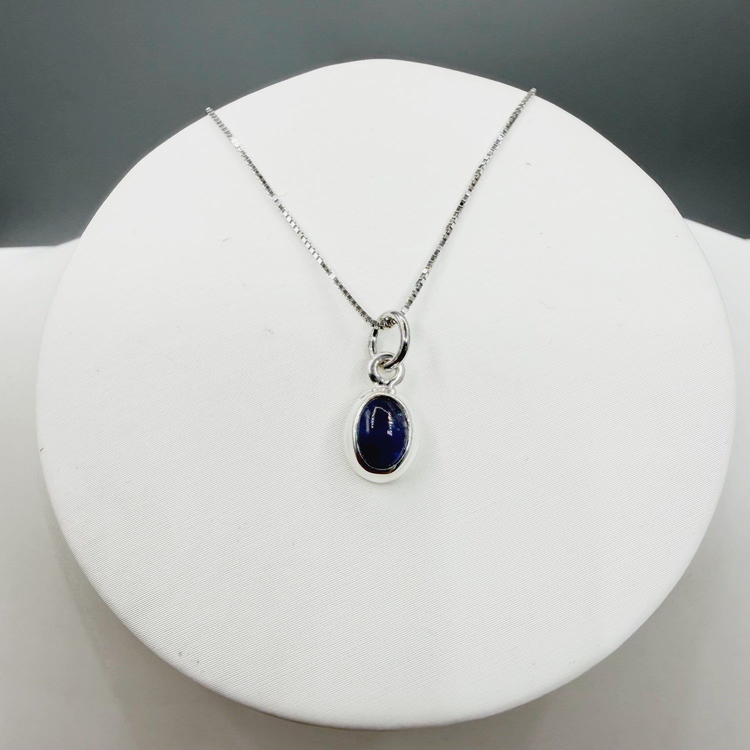 Ciondolo Punto Luce Tanzanite Argento 925 - Ovale