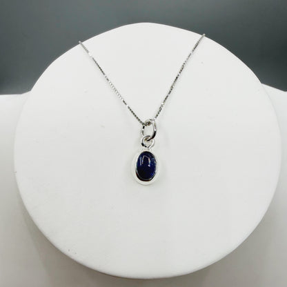 Ciondolo Punto Luce Tanzanite Argento 925 - Ovale
