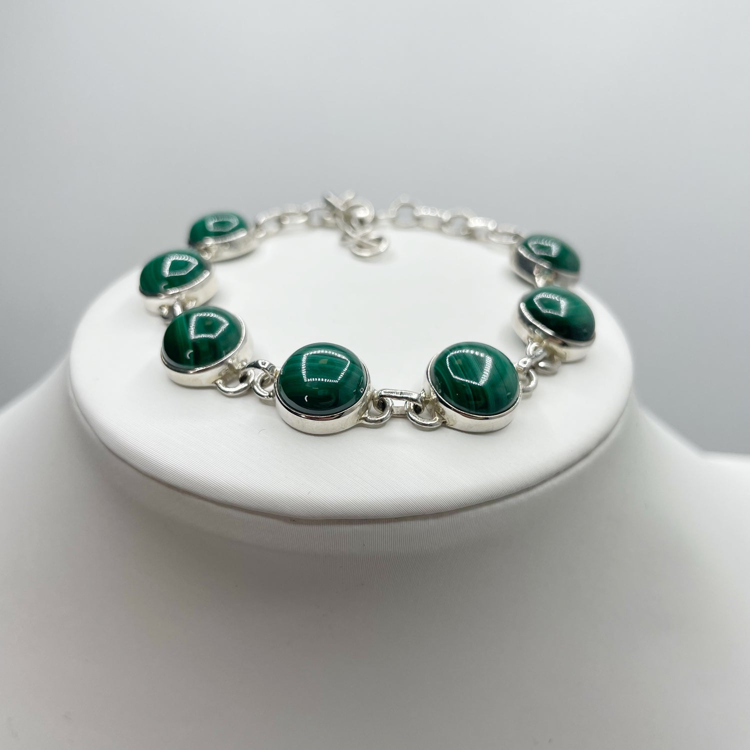 Bracciale Malachite e Argento 925
